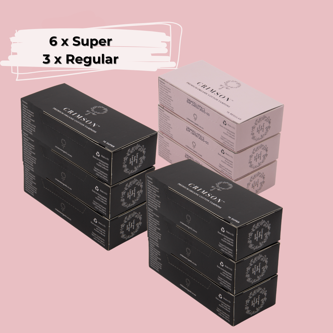 Heavy Flow Tampons Bundle - 6 Month Supply
