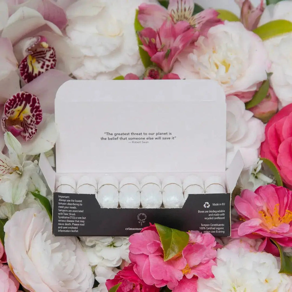 Medium Flow Organic Tampons - 6 Month Supply