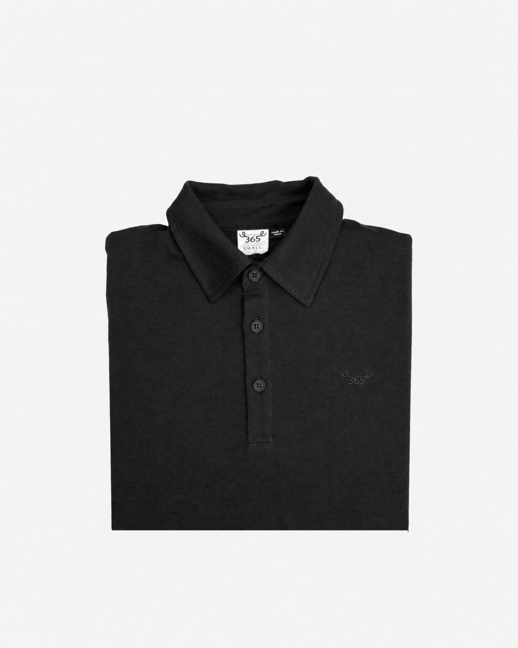 Men's Polo - 100% Merino Wool, Black