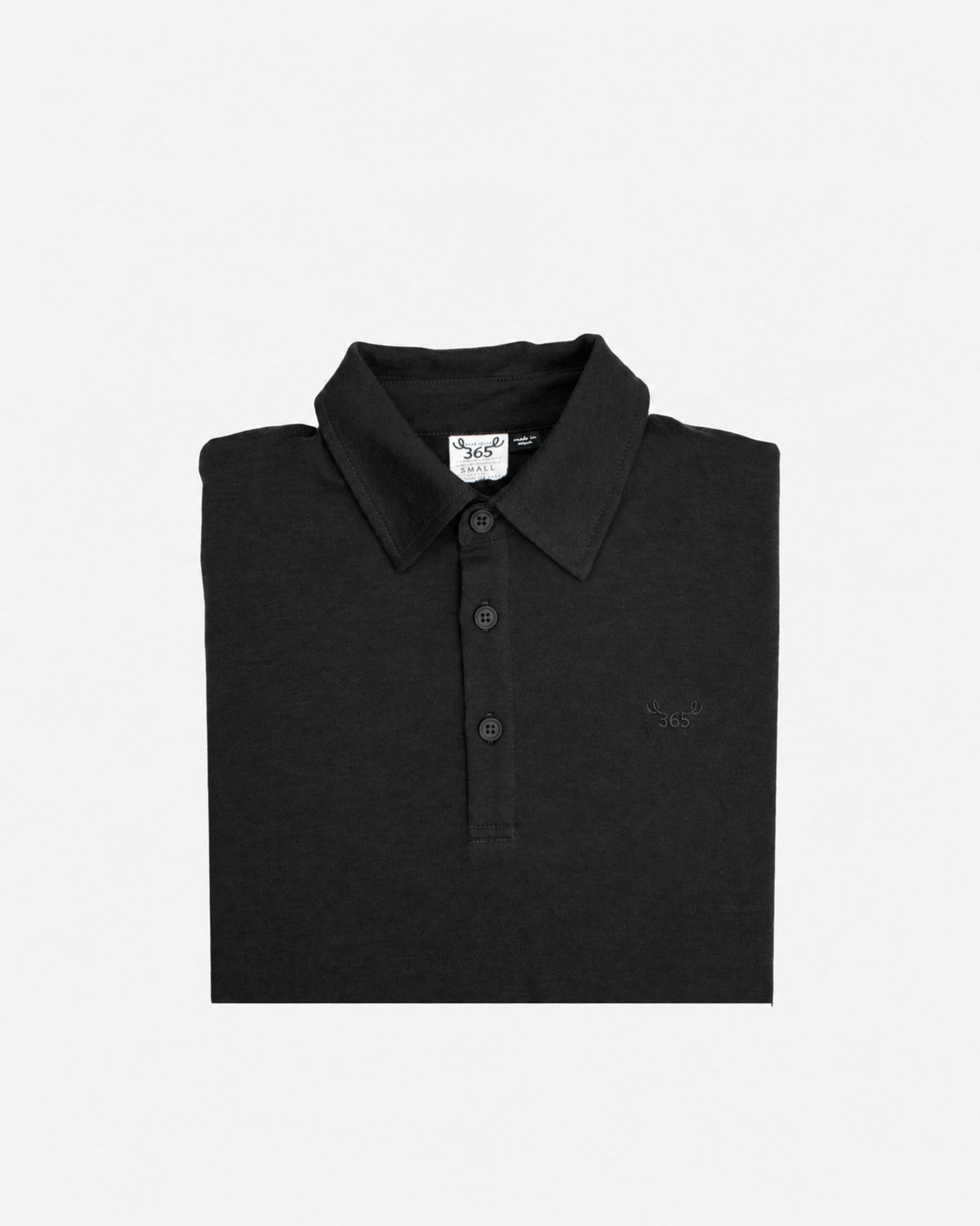 Men's Polo - 100% Merino Wool, Black