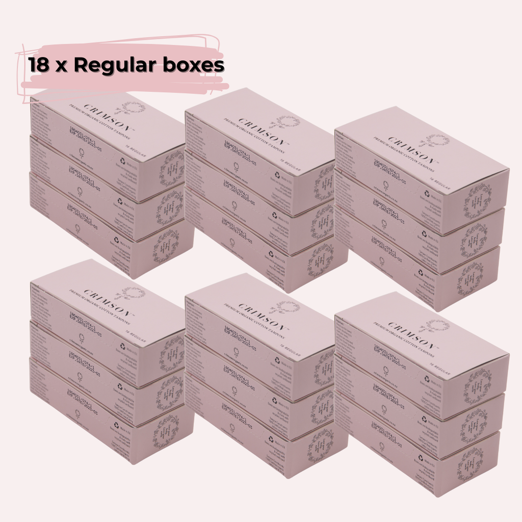 Regular Organic Tampons - 12 Month Supply