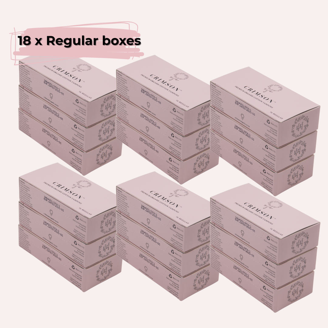 Regular Organic Tampons - 12 Month Supply