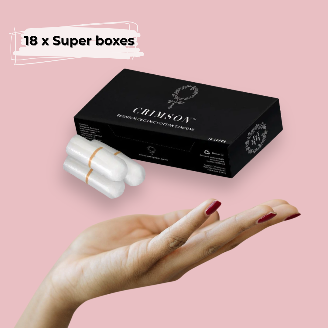 Super Organic Tampons Bulk Supply - 12 Month Supply