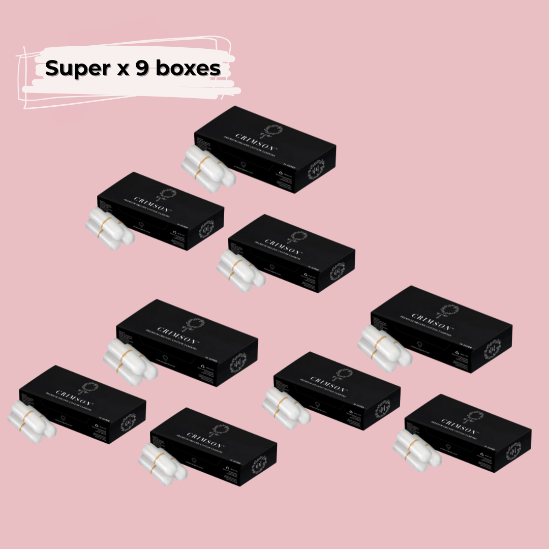 Super Organic Tampons - 6 Month Supply